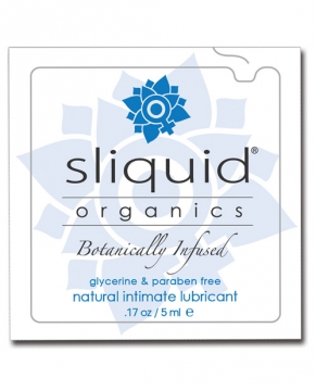 Sliquid Organics Natural Intimate Lubricant - .17 oz Pillow
