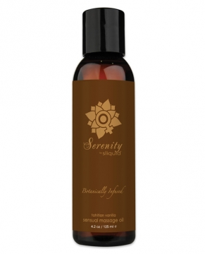 New Sliquid Organics Massage Oil - 4.2 oz Serenity