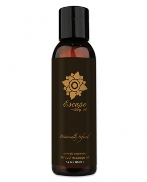 New Sliquid Organics Massage Oil - 4.2 oz Escape