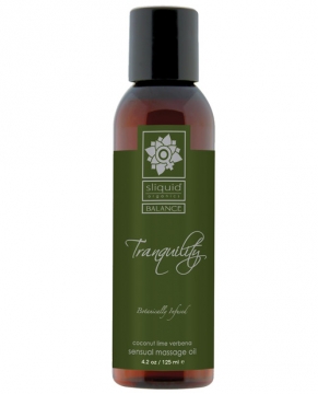 New Sliquid Organics Massage Oil - 4.2 oz Tranquility
