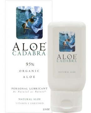 Aloe Cadabra Organic Lubricant - Natural 2.5 oz Bottle