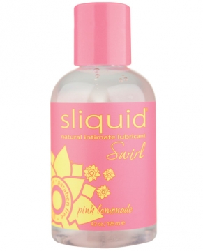 Sliquid Swirl Lubricant - 4.2 oz Bottle Pink Lemonade