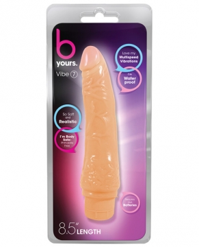 "Blush B Yours Vibe 8.5" Dong #7 - Beige"