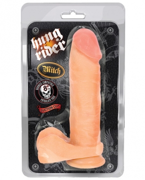 "Blush Hung Rider Mitch 8" Dildo w/Suction Cup - Flesh"