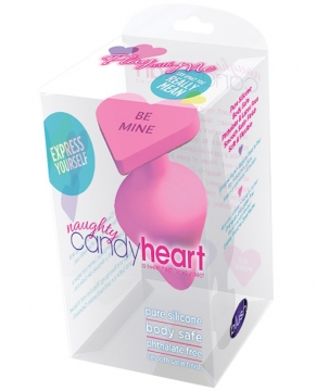 Blush Naughty Candy Heart Be Mine Plug - Pink