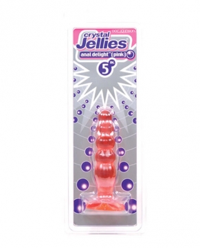 "Crystal Jellies 5" Anal Delight - Pink"