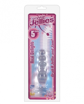 "Crystal Jellies 5" Anal Delight - Clear"