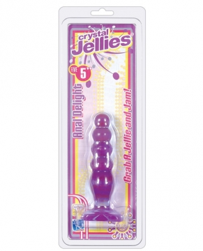 "Crystal Jellies 5" Anal Delight - Purple"
