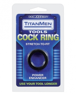 Titanmen Tools Cock Ring - Black