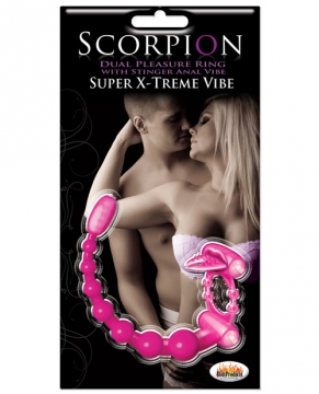 Scorpion Dual Pleasure Ring w/Stinger Anal Vibe