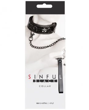 NS Novelties Sinful Black Collar