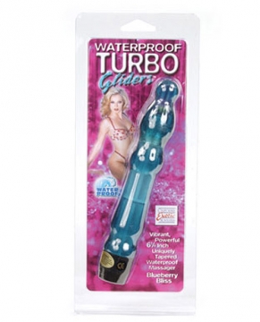 "6.5" Turbo Glider Tapered Waterproof - Blueberry Bliss"