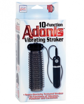 Adonis 10 Function Vibrating Stroker - Smoke