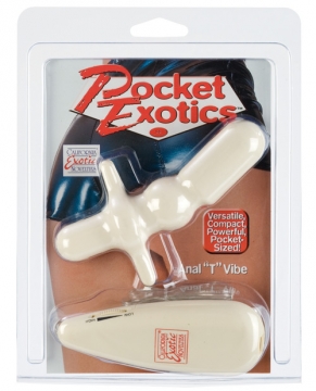 Pocket Exotics Anal T Vibe - Ivory