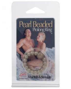 Pearl Beaded Prolong Ring - Smoke