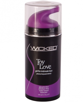 Wicked Sensual Care Collection Waterbased Gel for Toys - 3.3 oz