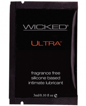 Wicked Sensual Care Collection Ultra Silicone Based Lubricant - .1 ml Fragrance Free