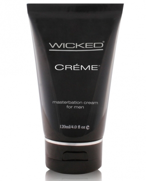 Wicked Sensual Care Collection Masturbation Cream for Men Silicone Based - 4 oz Creme to Liquid