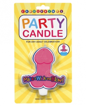 Make a Wish & Blow Penis Party Candle