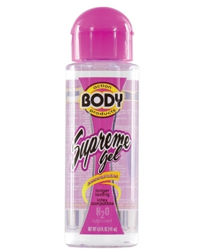 Body Action Supreme Water Based Gel - 4.8 oz Bottle