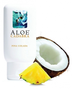 Aloe Cadabra Organic Lubricant - Pina Colada 2.5 oz Bottle