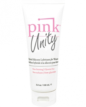 Pink Unity Silicone/Water Based Hybrid Lubricant - 3.3 oz Tube