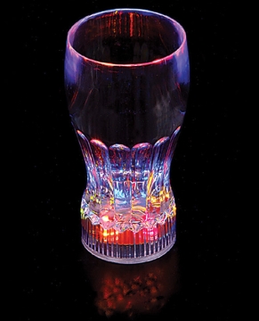 "5.75" Flashing Glass - 10 oz"