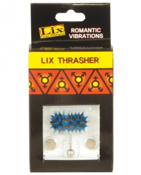 Lix-Thrasher Oral Vibrator Tongue Ring - Asst Colors