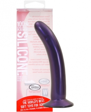 Tantus Leisure Silicone Vibrating Dildo - Midnight Purple