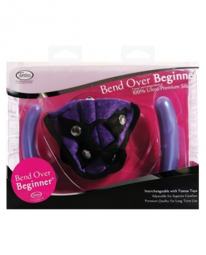 Tantus Bend Over Beginner PPA w/Harness - Purple