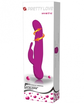 Pretty Love Mystic Rechargeable Rabbit - 30 Function Purple