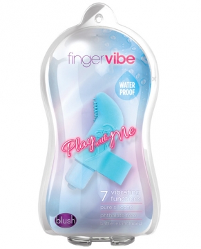 Blush Play With Me Finger Vibe - Blue