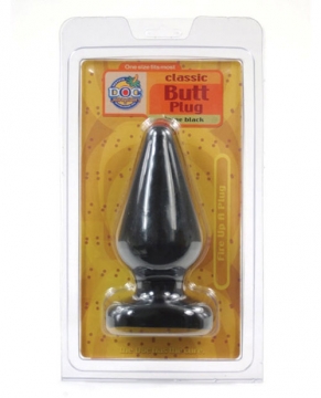 Classic Butt Plug - Large Black