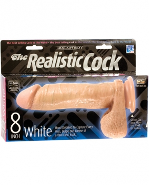"8" Realistic - White"