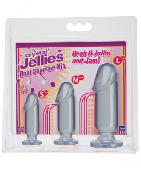 Crystal Jellies Anal Starter Kit - Clear