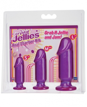 Crystal Jellies Anal Starter Kit - Purple