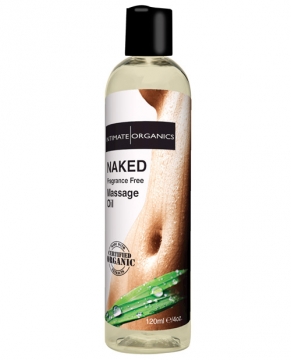 Organic Massage Oil - 4 oz Naked