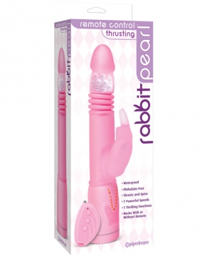 Remote Control Thrusting Rabbit Pearl - Pink