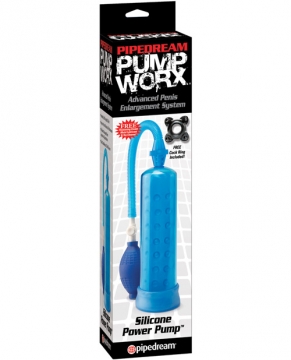 Pump Worx Silicone Power Pump - Blue