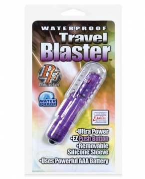 Travel Blaster w/Silicone Sleeve Waterproof - Purple