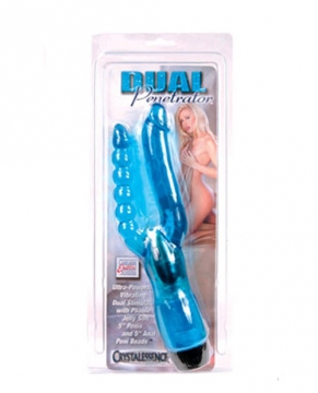 "Crystalessence 5" Dual Penetrator - Blue"