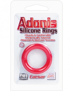 Adonis Caesar Silicone Ring - Red