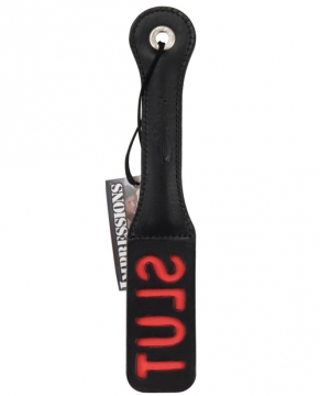 "12" Leather Slut Impression Paddle"