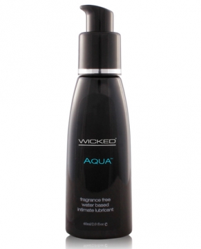 Wicked Sensual Care Collection Aqua Waterbased Lubricant - 2 oz Fragrance Free